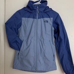 The North Face Two-Tone Blue Jacket with Hood
